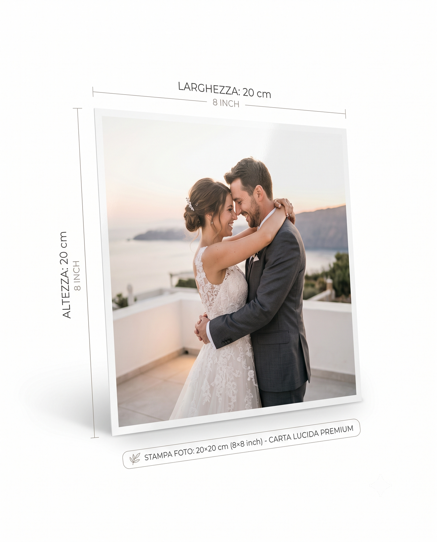 Stampa Foto 20×20 cm (8×8 inch)