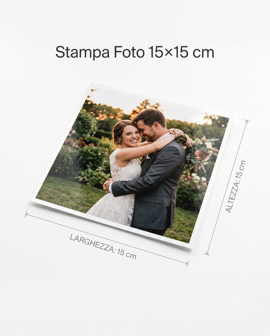Stampa Foto 15×15 cm (6×6 inch)