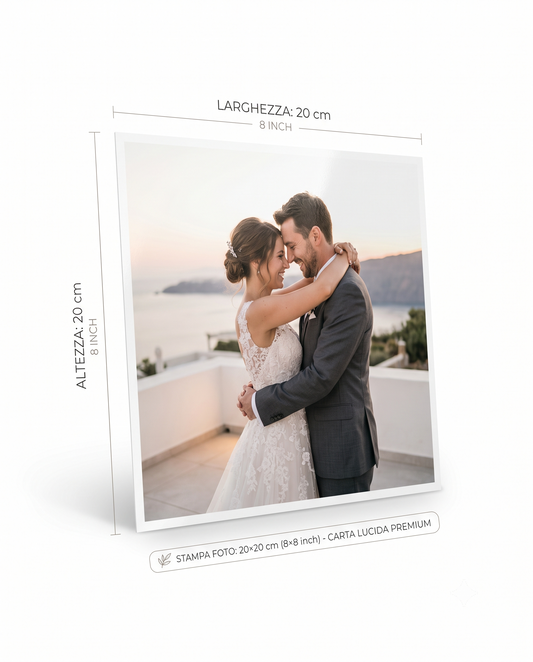 Stampa Foto 20×20 cm (8×8 inch)